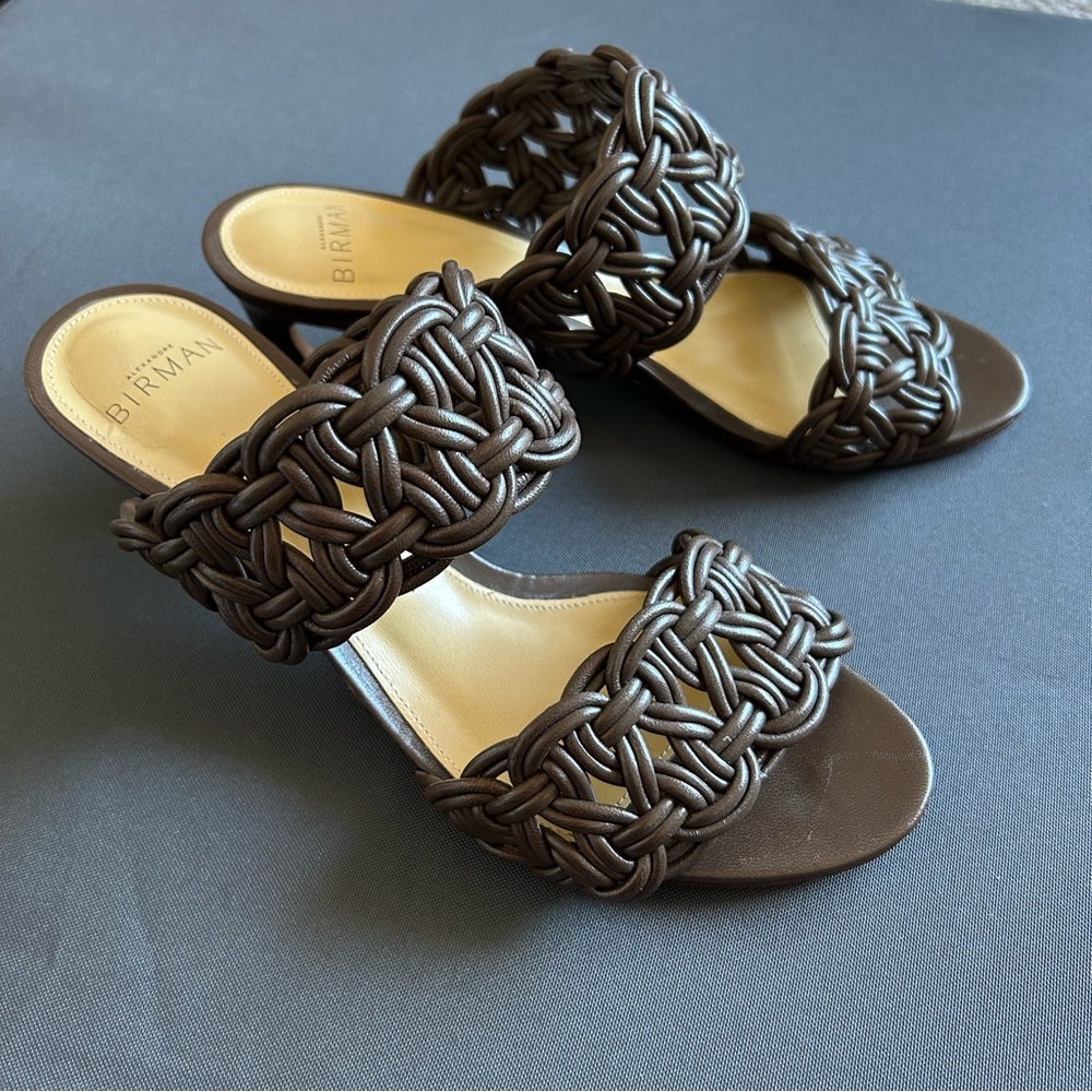 Alexandre Birman Sammy 50 Sienna Leather Heeled Sandal EUC! - Picture 10 of 15